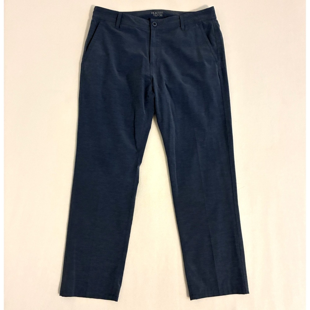 Huk Performance Fishing Pants Men Size 38 Chino Stretch Lightweight Golf Outdoor